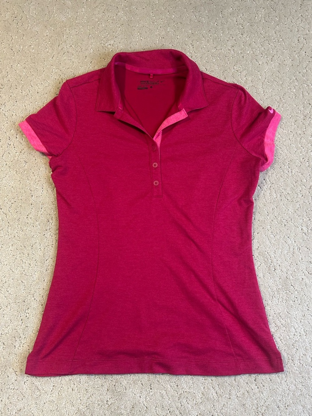 Nike Golf Tour Performance Greenbriar Hills CC - Two tone purple polo S
